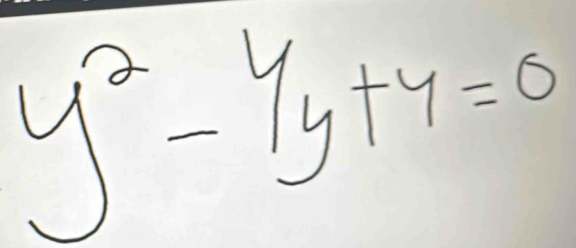 y^2-1y+4=0