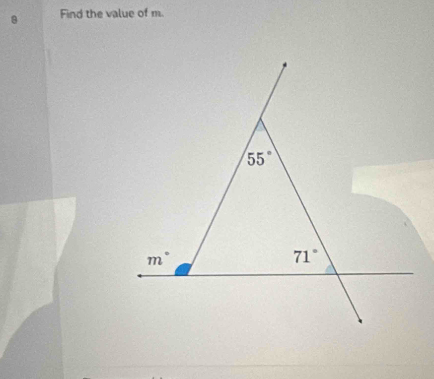 Find the value of m.