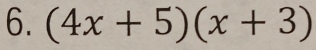 (4x+5)(x+3)