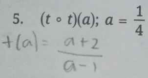 (tcirc t)(a); a= 1/4 