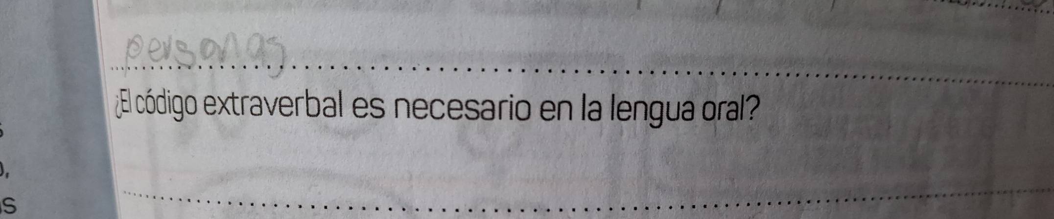 pevs 019 
¿El código extraverbal es necesario en la lengua oral? 
S