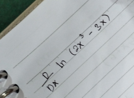 (x^3-1)
In 
-
 D/DX 