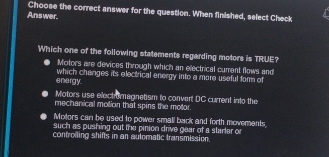 Solved: Choose the correct answer for the question. When finished ...