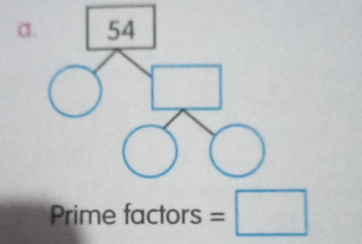 a
Prime factors =□