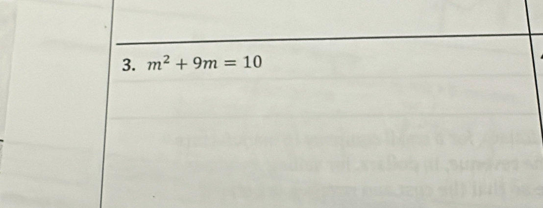 m^2+9m=10