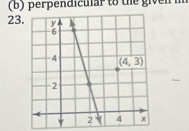 perpendicular to the given  
23.