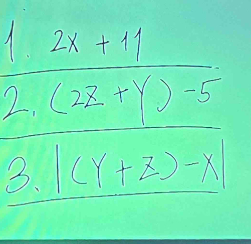 frac 112x+1122.beginpmatrix 22+y)-5=
3 y^11 |(Y+Z)-X