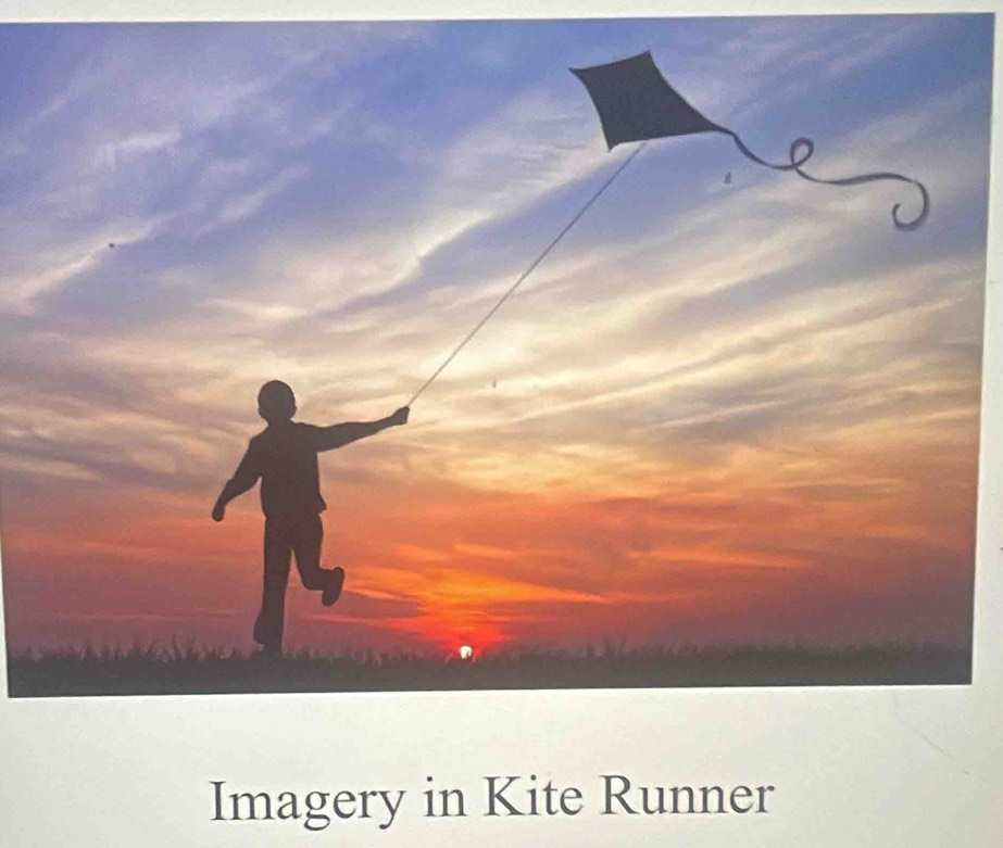 Imagery in Kite Runner