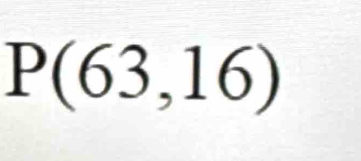 P(63,16)