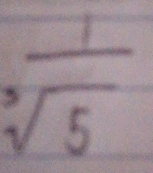  1/sqrt[3](5) 