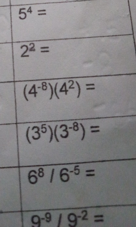 9^(-9)/9^(-2)=