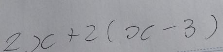 2x+2(x-3)