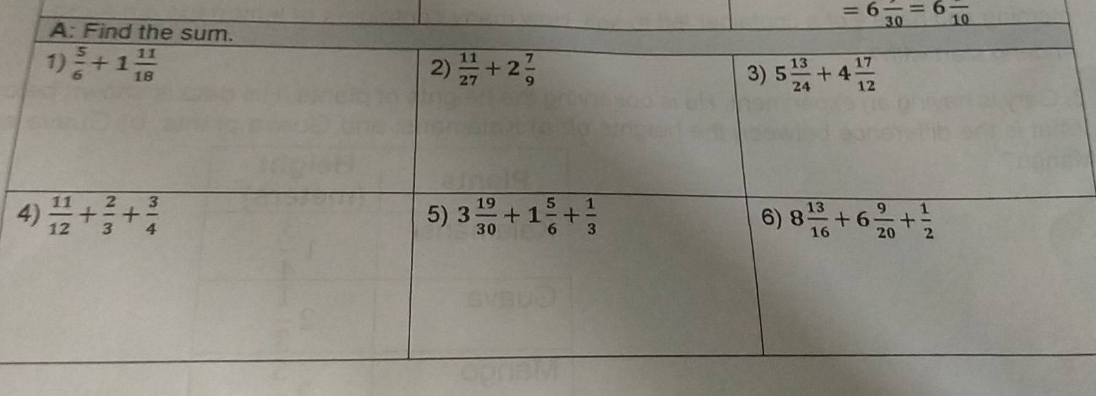 =6frac 30=6frac 10