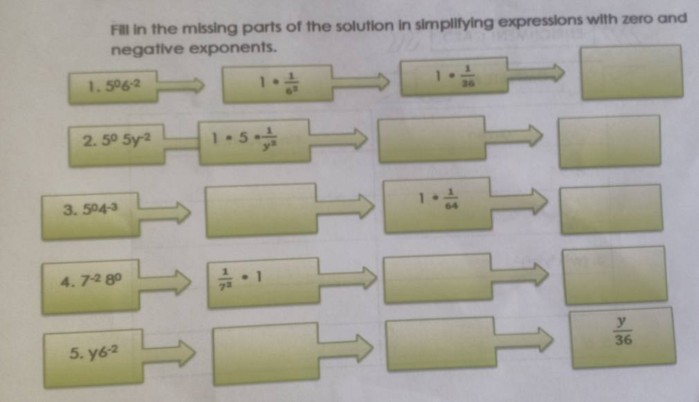 Solved: Fill in the missing parts of the solution in simplifying ...