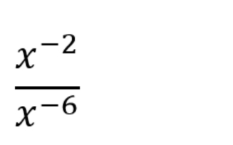  (x^(-2))/x^(-6) 