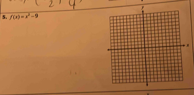 f(x)=x^2-9