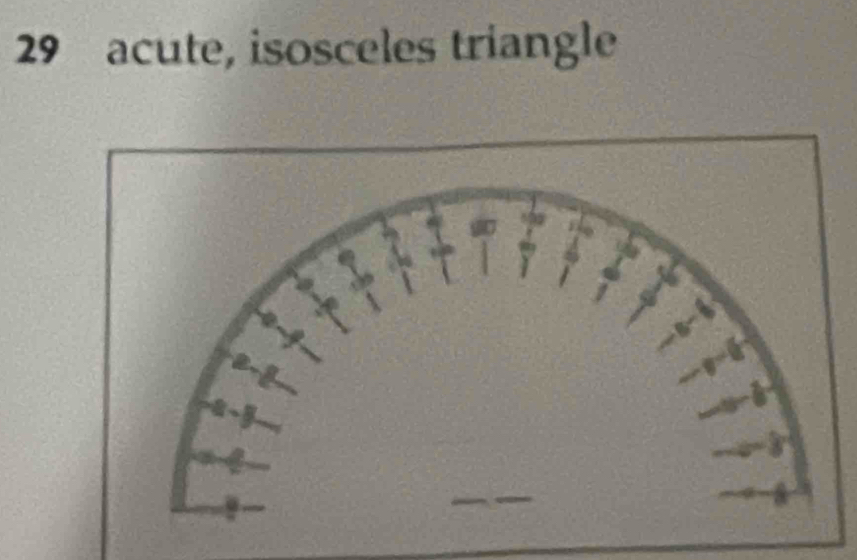 acute, isosceles triangle