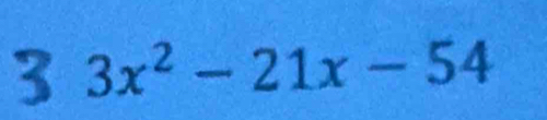 3x^2-21x-54