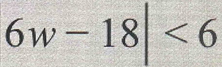 6w-18|<6</tex>