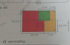 a de: 
c) vermelho._