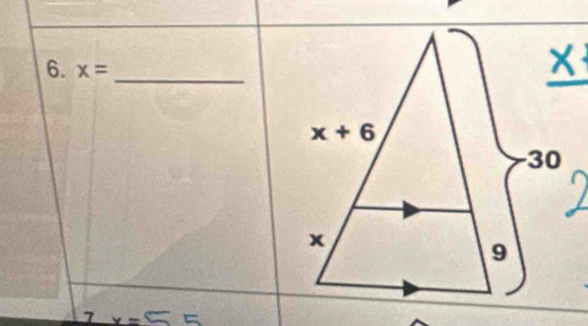 x= _
7 x=