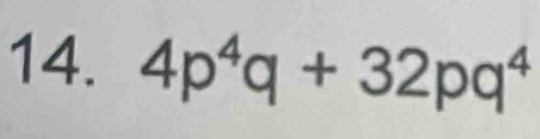 4p^4q+32pq^4