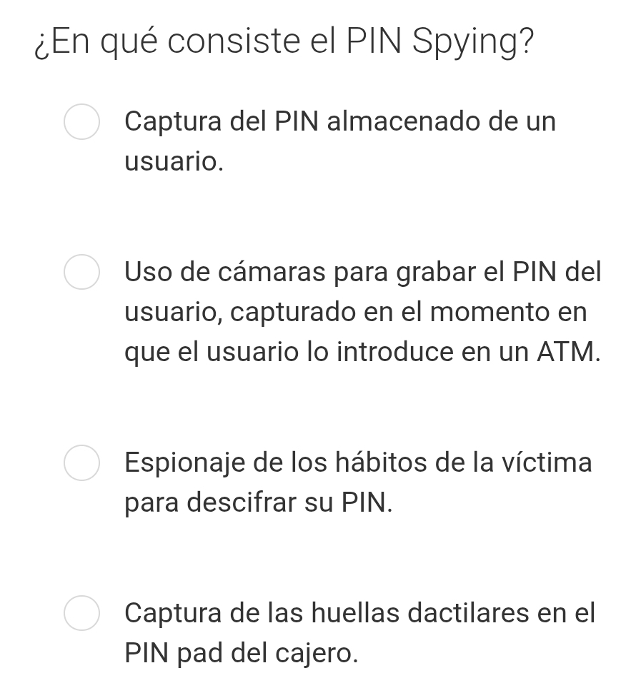Resuelto:¿En qué consiste el PIN Spying? Captura del PIN almacenado de ...