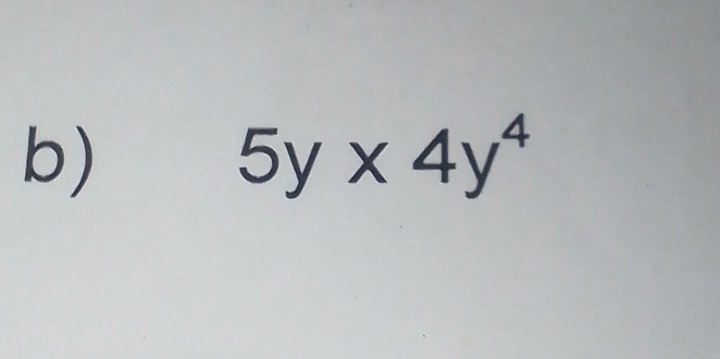 5y* 4y^4