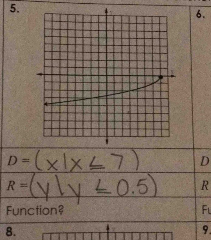 D
D
R=
R
Function? Fu 
8. 
9.