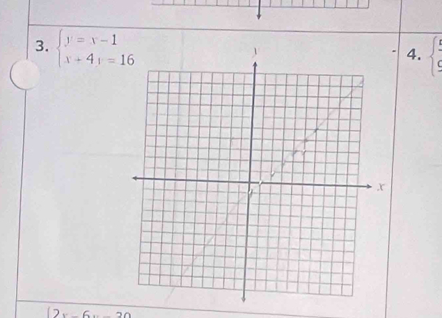 beginarrayl y=x-1 x+4_1=16endarray.
4. beginarrayl  c/c  _ cendarray.