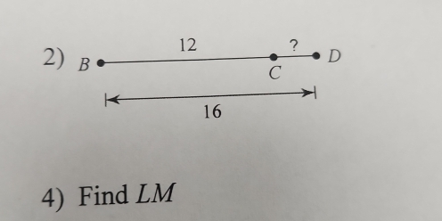 2 
4) Find LM