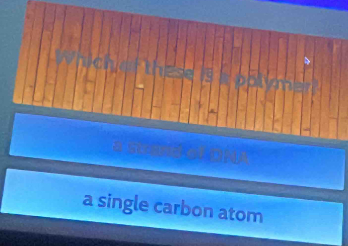 a single carbon atom