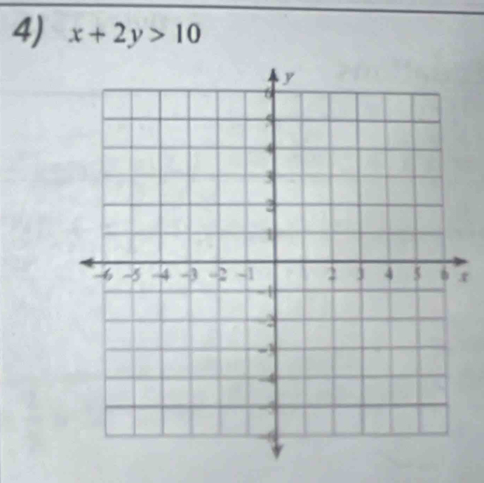 x+2y>10
x