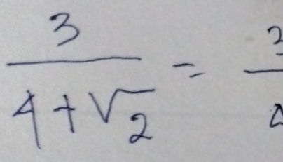  3/4+sqrt(2) = 3/2 