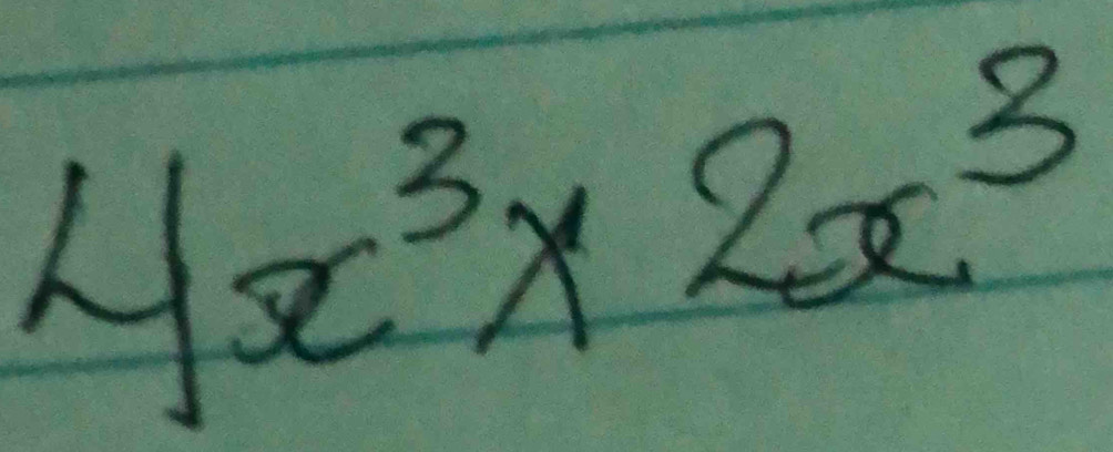 4x^3* 2x^3