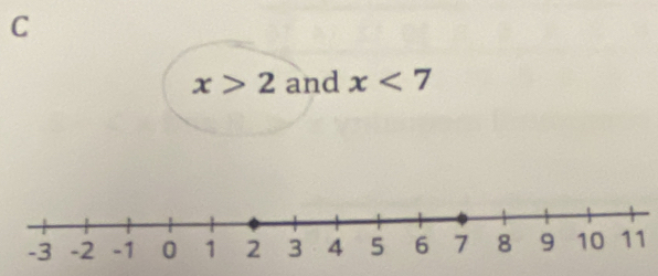 x>2 and x<7</tex>