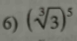 (sqrt[3](3))^5