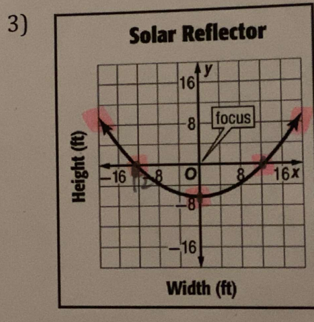 Solar Reflector 
Width (ft)