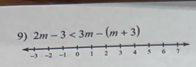 2m-3<3m-(m+3)