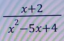  (x+2)/x^2-5x+4 