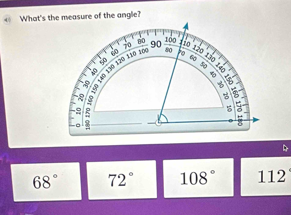 68°
72°
108° 112