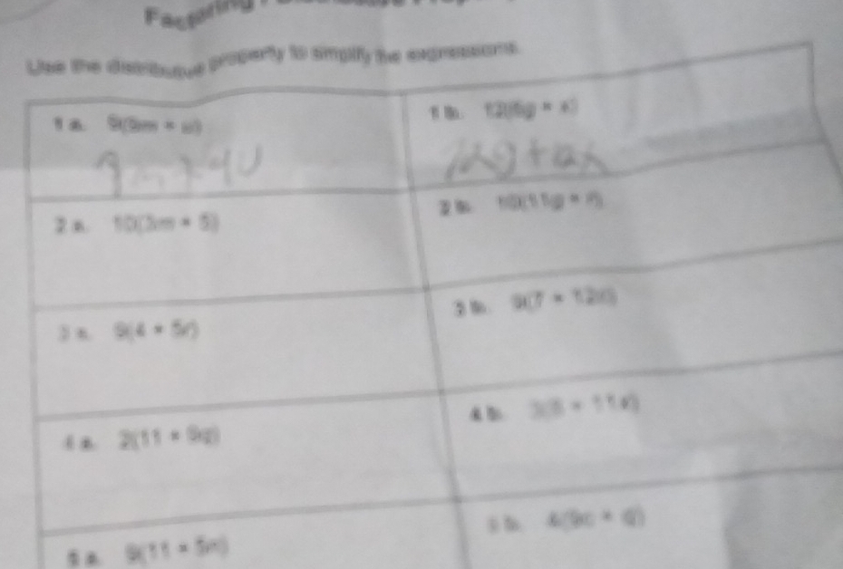 Factoring
3x-2!= _ 