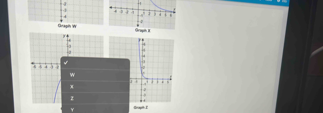 Graph W
Y
Graph Z