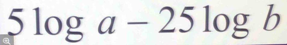 5log a-25log b