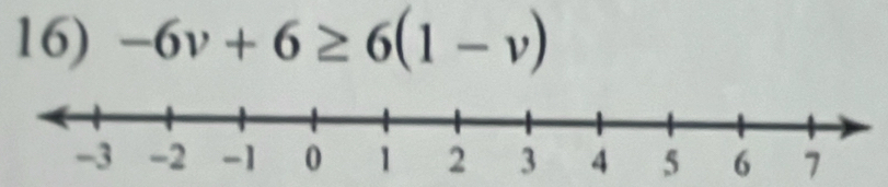 -6v+6≥ 6(1-v)
7