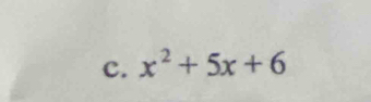 x^2+5x+6