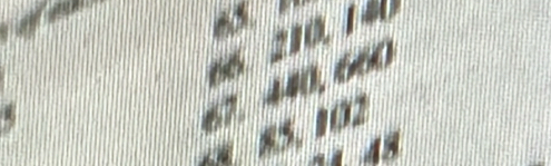 a
66. 230,14
67. 440, 660
68 85, 102
48