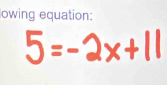 lowing equation: