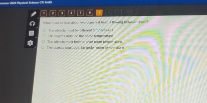 Solved: 20M Physical Science Cf Smith 2 4 5 6 What must be true about ...