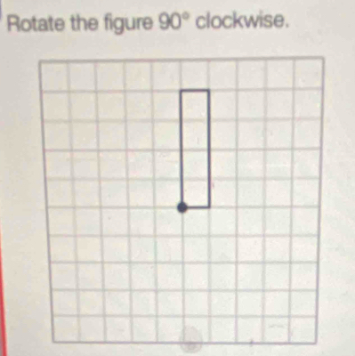 Rotate the figure 90° clockwise.